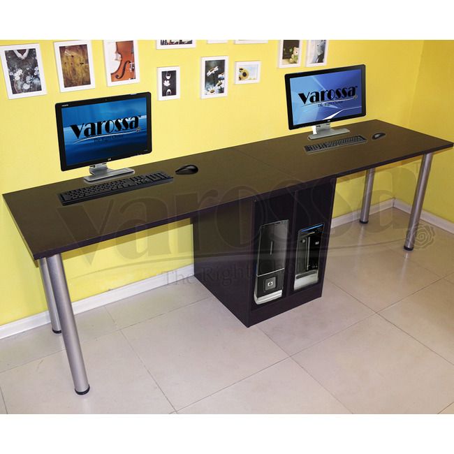 21 Best Office Furniture Images On Pinterest Desk Chairs Varossa Double Workstation 2 In 1 Computer Desk Dark Walnut