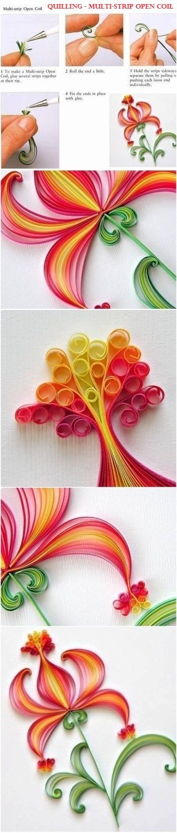 Paper Quilling Strips Quilling Flowers Paper DIY Flower Design Assorted Color Paper Handcrafted Quilling #8