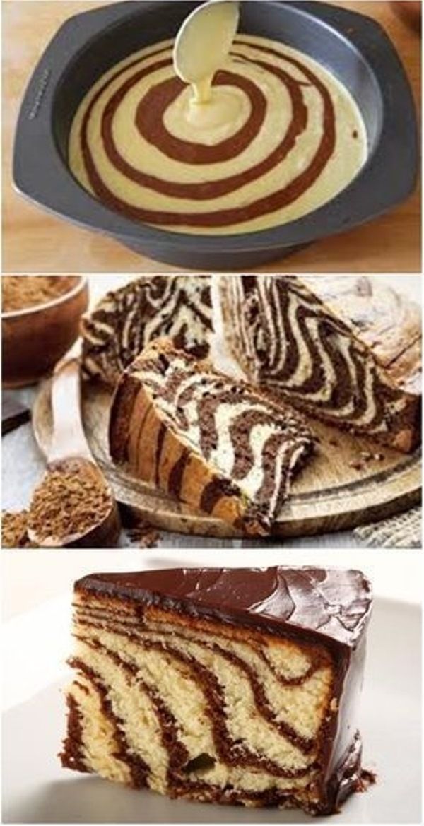 Торт зебра рецепт с фото самый вкусный рецепт