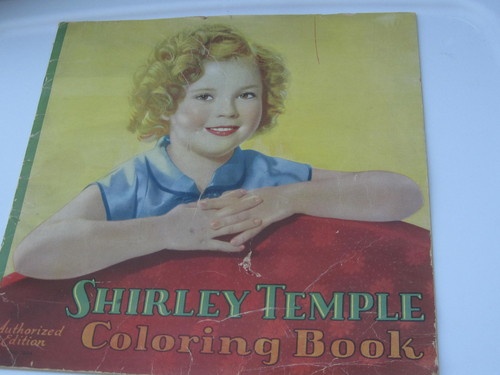 Download 1937 Saalfield Shirley Temple Coloring Book not Colored in RARE Original | eBay | Coloring books ...