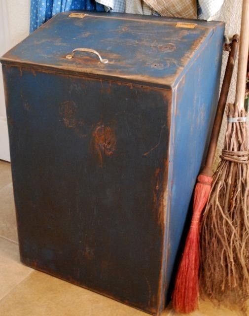 Primitive Garbage Can Trash Bin Cupboard Cover Box 130 00 Via Primitive Garbage Can Trash Bin Cupboard Cover Box 130 00 Via Etsy Kitchen In 2018 Pinterest Bins And Cans
