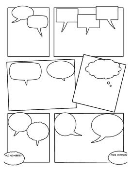 blank cartoon template