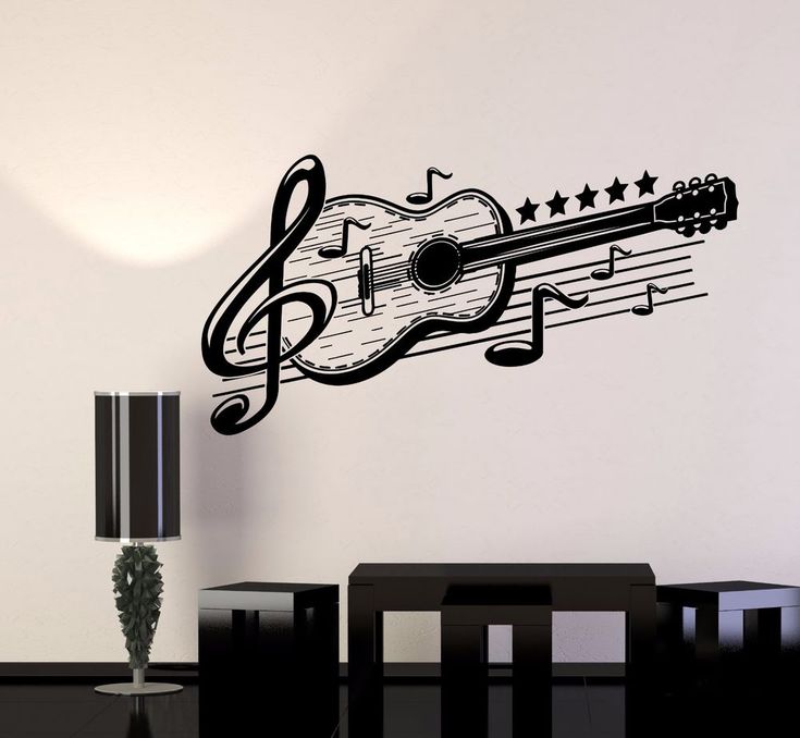 Vinyl Wall Decal Guitar Al Art Decor Stickers Mural 443ig Room - Guitar Wall Art Stickers Vinyl Wall Decal Guitar Al Art Decor Stickers Mural 443ig Room - Guitar Wall Art Stickers