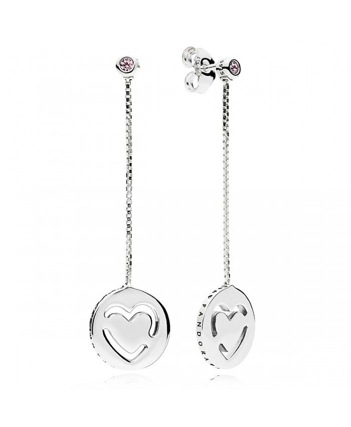Pas Cher Pandora Boucles d'Oreilles Amour Véritable,Collection de ... Pas Cher Pandora Boucles d'Oreilles Amour Véritable,Collection de ...