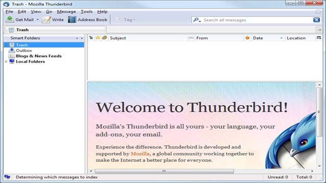 mozilla thunderbird written in