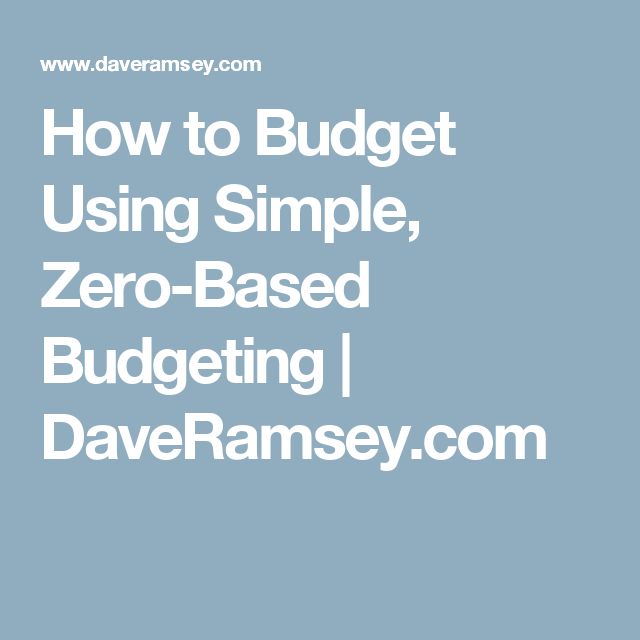 How to Budget Using Simple, Zero-Based Budgeting DaveRamsey - dave ramsey zero based budget spreadsheet How to Budget Using Simple, Zero-Based Budgeting DaveRamsey - dave ramsey zero based budget spreadsheet