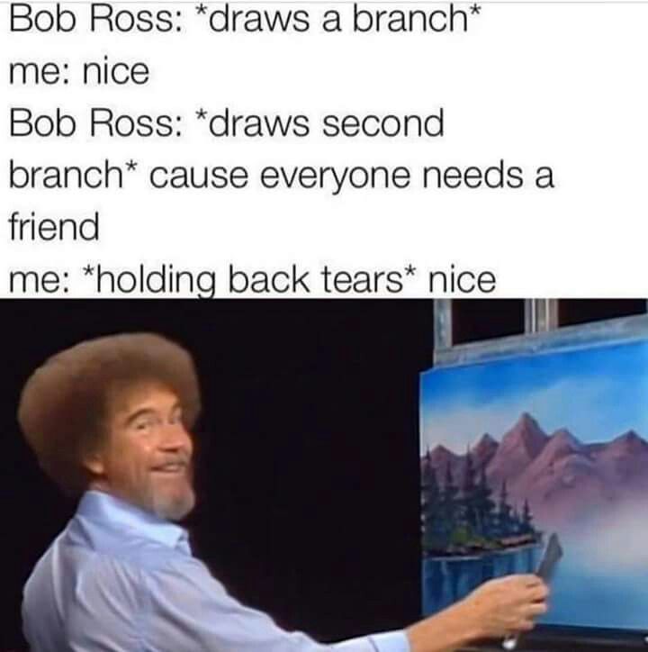 Bob Ross paintings and videos always inspire me ^.^ | Art! Bob Ross paintings and videos always inspire me ^.^ | Art!
