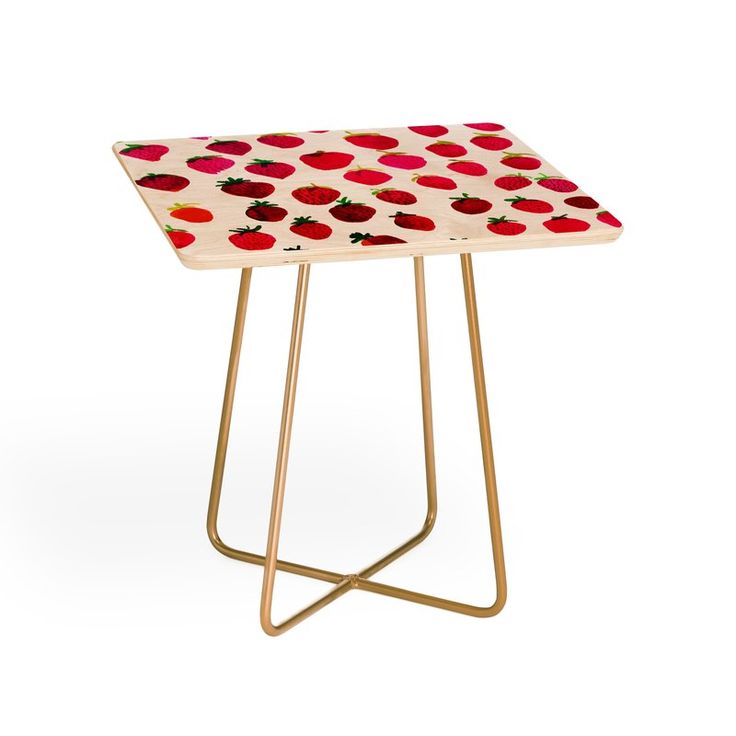 Amy Sia Strawberry Fruit End Table Affiliate End Tables Antique End Tables East Urban Home