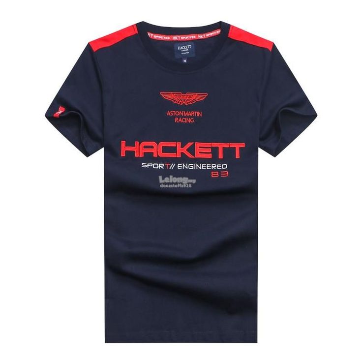 Hkt Hackett Sport Aston Martin Racing 83 Summer Men T Shirt Mens Tshirts Mens Tee Shirts Mens Casual Outfits