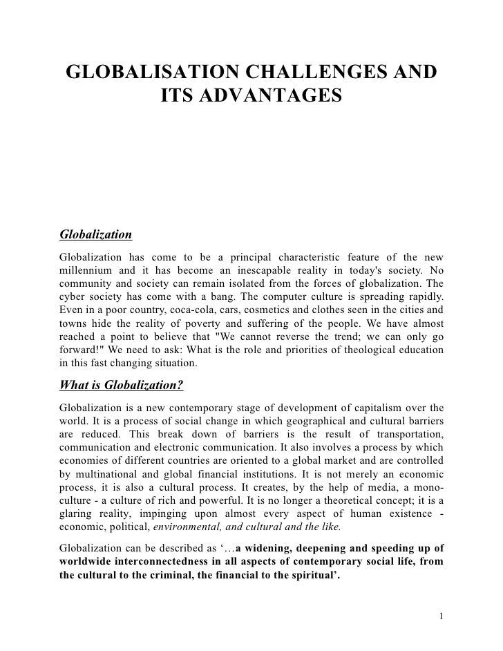 globalisation essay topics ielts