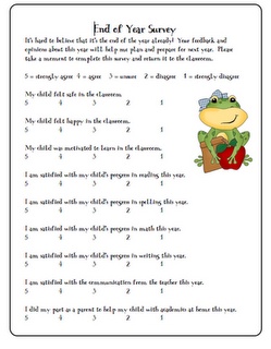survey for parents