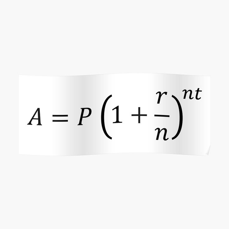 compound-interest-formula-poster-by-sciencecorner-in-2023-physics