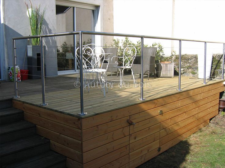 85 best Terrasses images on Pinterest Decks, Stairs and Wooden decks - construction terrasse en bois sur parpaing 85 best Terrasses images on Pinterest Decks, Stairs and Wooden decks - construction terrasse en bois sur parpaing