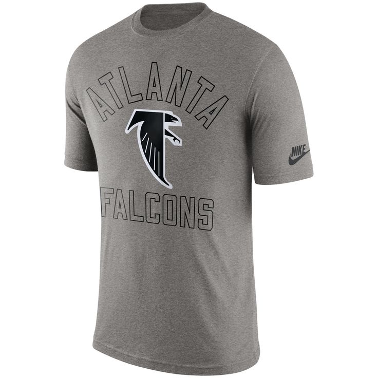 Nike Atlanta Falcons Heather Gray Retro Logo II T-Shirt