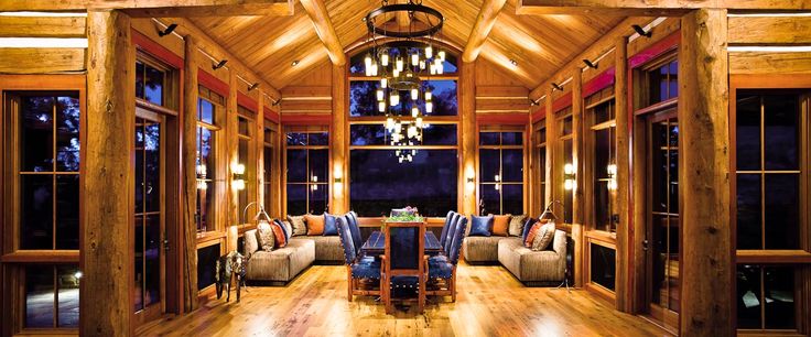 Rocky Mountain Log Homes Love The Windows And Trim Rustic Rocky Mountain Log Homes Love The Windows And Trim Rustic Interior Design Focal Pinterest Cabins Montana Cabin