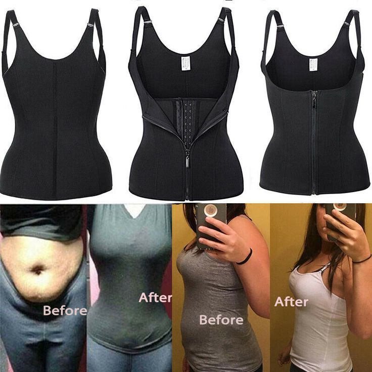 Details about / Women Waist Trainer Neoprene Body Shaper Slimmer Tummy Control Sauna Sweat Belt
