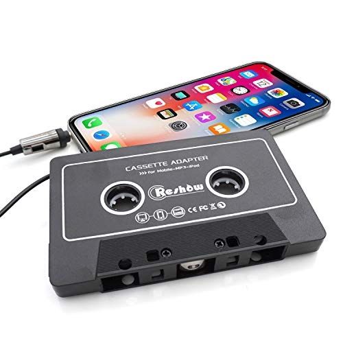 Arsvita Car Audio Cassette To Aux Adapter 3 5 Mm Auxillary Cable Tape Adapter Car Audio Cassette Audio<script async src=