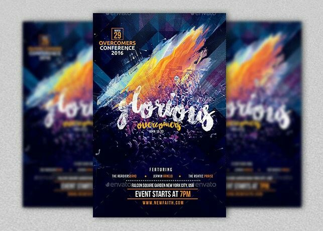 conference flyer design