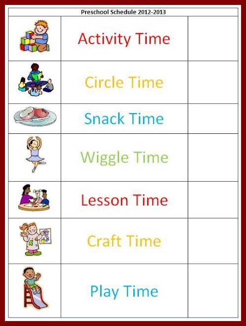 pin free preschool daily schedule template tattoo re downloadscom on activity timetable template