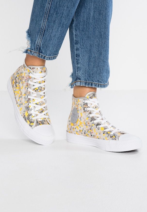 converse alte argento donna converse alte argento donna