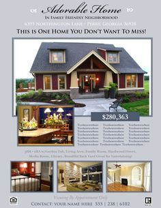 house for rent flyer template word