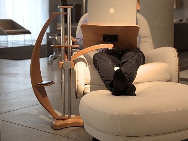 11 Best Tables For Recliners Images On Pinterest Laptop Bed Table Recliner Laptop Table Foter