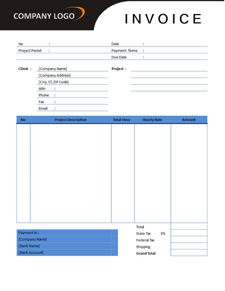 Consultant Invoice for hourly service Download this ready made