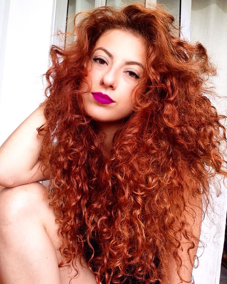 Shared curly brunette messy
