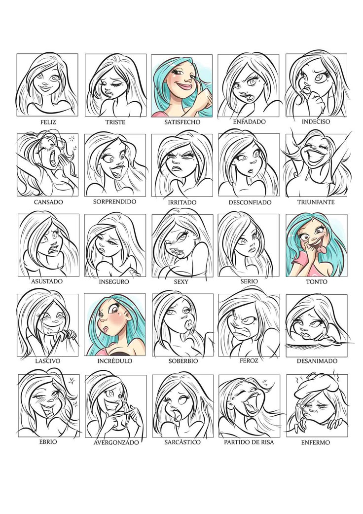 Fearful facial expressions would love