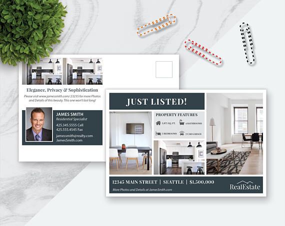 real estate postcard