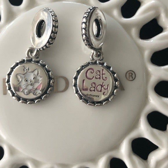 Disney Parks Exclusive Pandora “Cat Lady” Charm Marie Aristocats ... Disney Parks Exclusive Pandora “Cat Lady” Charm Marie Aristocats ...