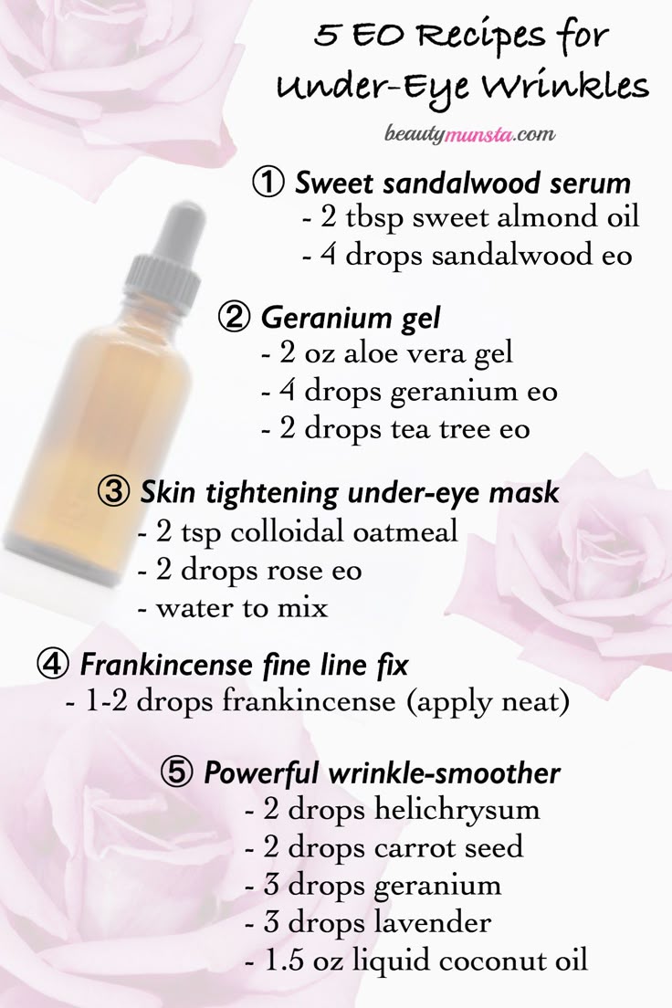 essential oil recipe for face wrinkles