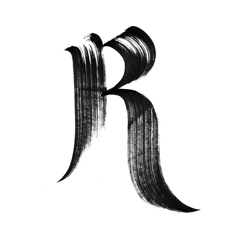 cool alphabet letters r