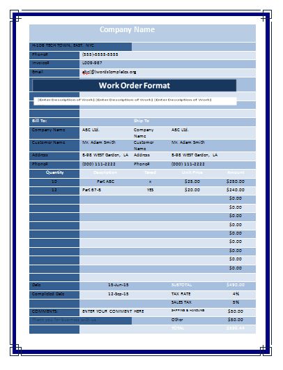 Cele mai bune 25+ de idei despre Order form template free pe - work order template Cele mai bune 25+ de idei despre Order form template free pe - work order template
