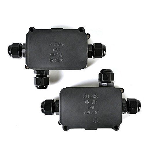 Outdoor Junction Box Waterproof Cable Connector Can 3 Way