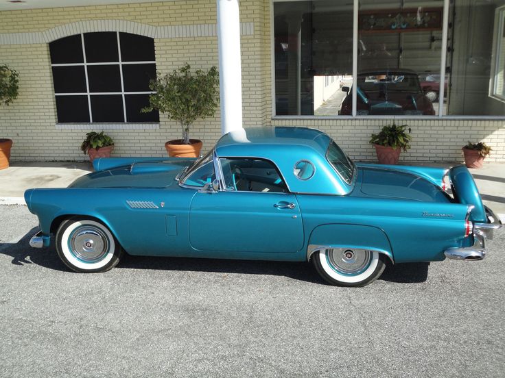 45 Best 1955 Ford Thunderbird T Bird Clic Vintage Retro Car Vintage White T Bird Car Grease