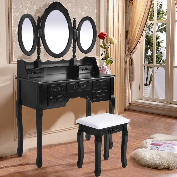 Courtney Vanity Set With Stool And Mirror Shabby Chic Dressing Table Shabby Chic Dresser Dressing Table Vanity