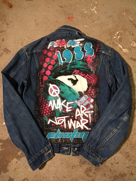 This item is unavailable | Denim jacket, Custom denim Pablo Jackets ❤ liked on Polyvore featuring outerwear