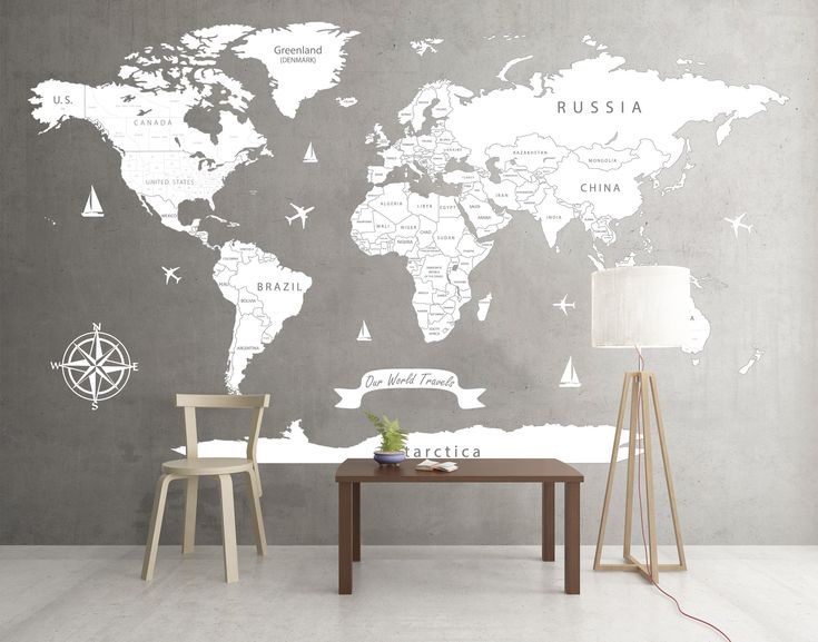 Travels Map Wall Decor Push Pin World Map Wall Decal Large Wall Sticker 83dfc5cc7353d79c2304f77bcae6e862