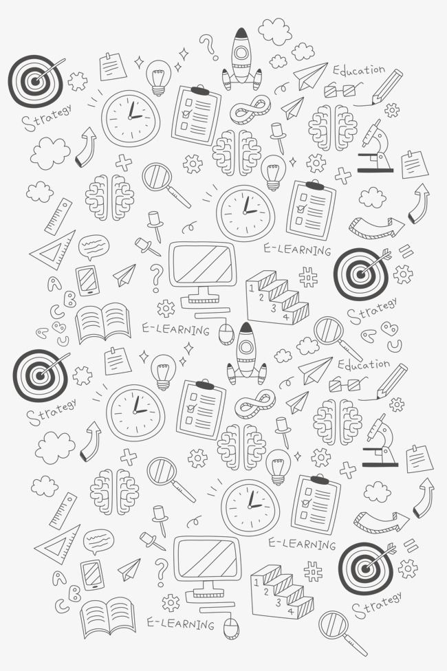 School Background Elements Of Each Collection, School Clipart, Light Bulb,  Microscope PNG Transparent Clipart Image and PSD File for Free Download |  Clip art, School clipart, Background