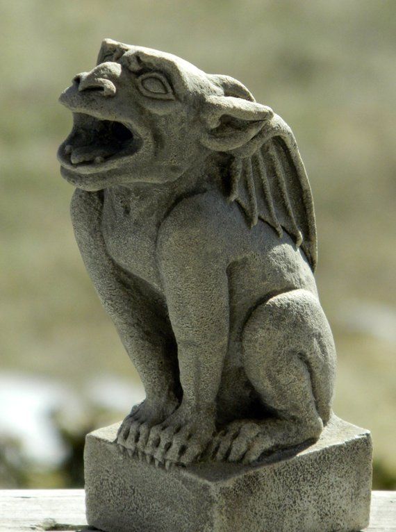 Babygoyle-Wasserspeier Skulptur-gotischen architektonischen Ornament - Cast Scha...