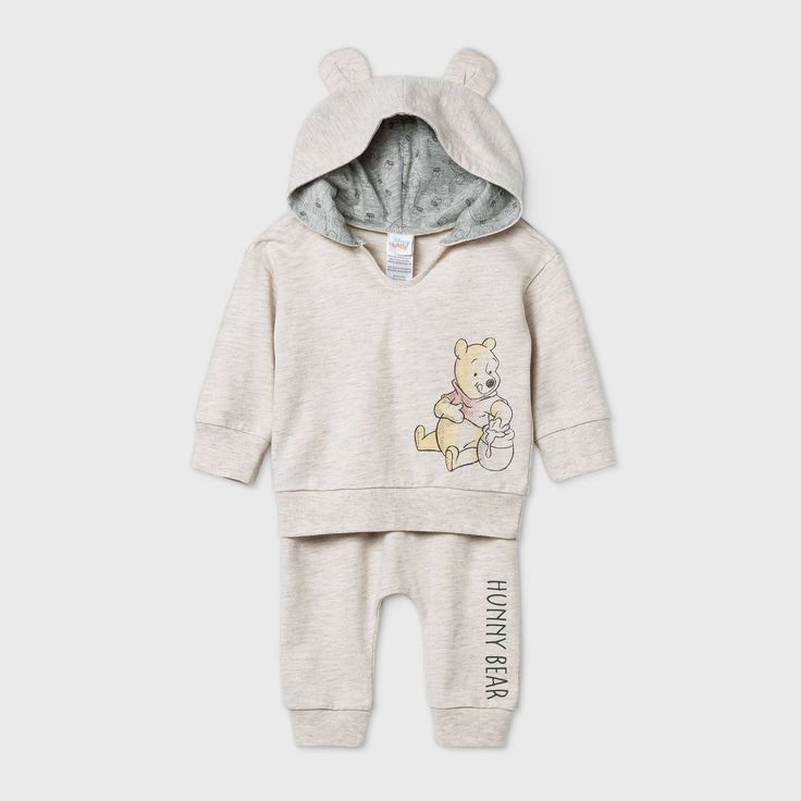 baby 2pc winnie the pooh long sleeve top and bottom set bebek kiyafetleri bebek kiyafet