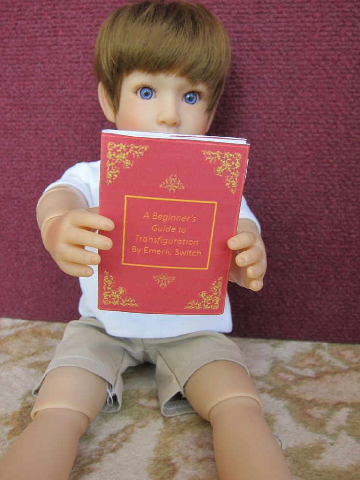 Hogwarts spellbooks for dolls tutorial Doll tutorial, American girl