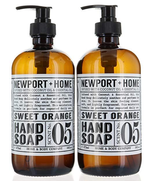 2 Bottles Newport Home Hand Soap Sweet Orange 16 Oz 473ml 2 Bottles Newport Home Hand Soap Sweet Orange 16 Oz 473ml Infused W Coconut Oil Essential By And Body Co Review