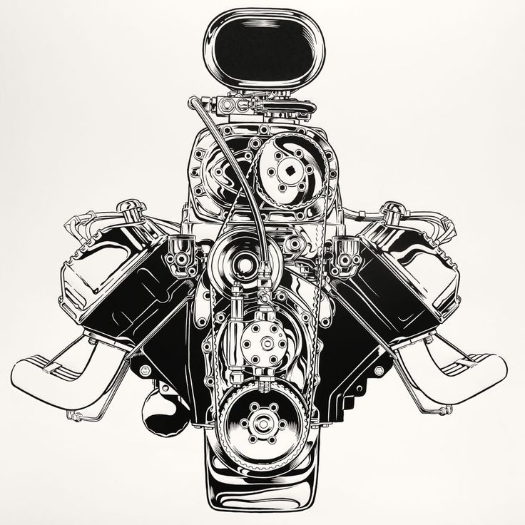 Auto tattoo motorhaube