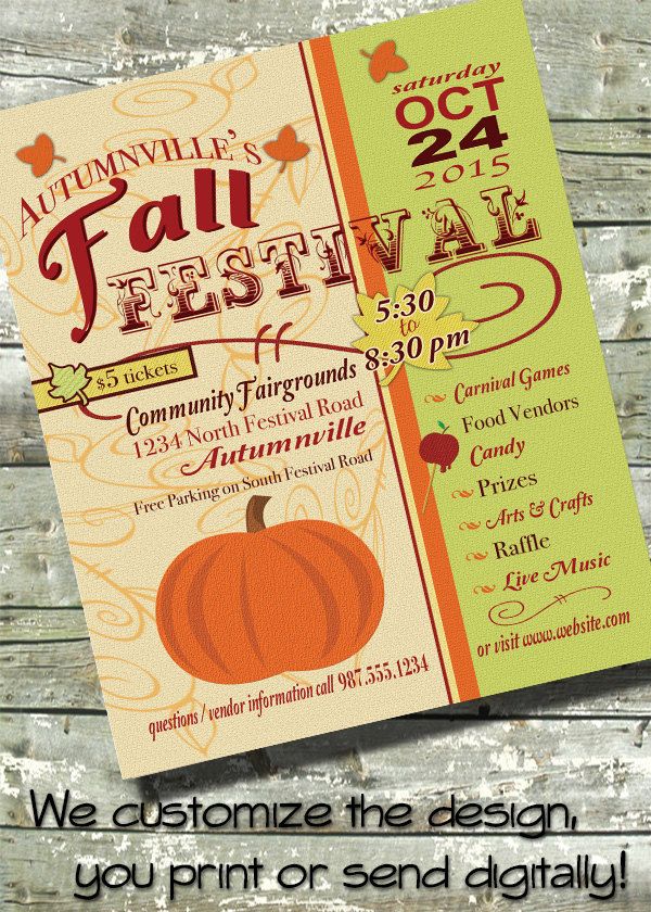 fall fest posters