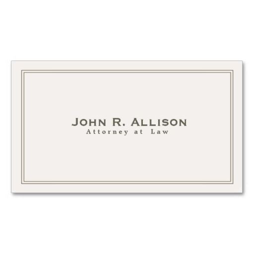 business cards for attorneys