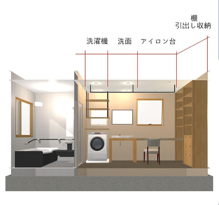 2 3 4畳別にみる洗面所のレイアウト9選 同じ広さでここまで違う 浴室 インテリア 4畳 洗面所 2 3 4畳別にみる洗面所のレイアウト9選 同じ広さでここまで違う 浴室 インテリア 4畳 洗面所