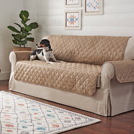 Better Homes And Garden Non Skid Waterproof Quilted Pet Sofa Cover Com Waterproof Quilted Pet Sofa Cover, Padded Sofa Protector