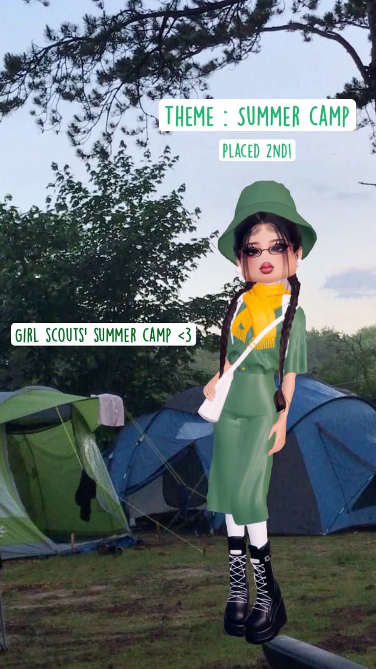 Dress to Impress outfit inspo in 2024 | Girl scouts, Summer camp, Scout